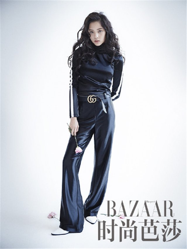 欧阳娜娜休闲装一身黑的打扮,欧阳娜娜打扮视频完整版