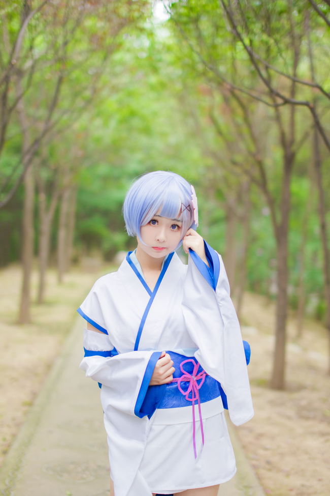 从零开始的异世界生活魔女cos,从零开始的异世界拉姆蕾姆cos