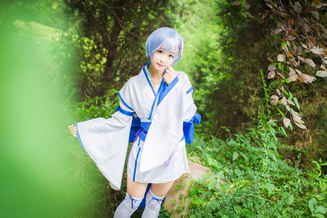 从零开始的异世界生活魔女cos,从零开始的异世界拉姆蕾姆cos