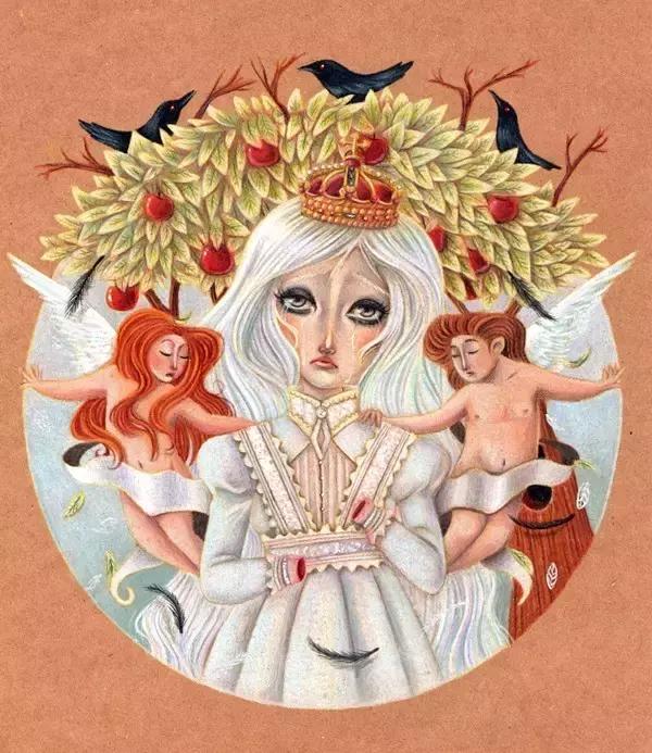 插画魔卡少女樱,插画少女和猫图片