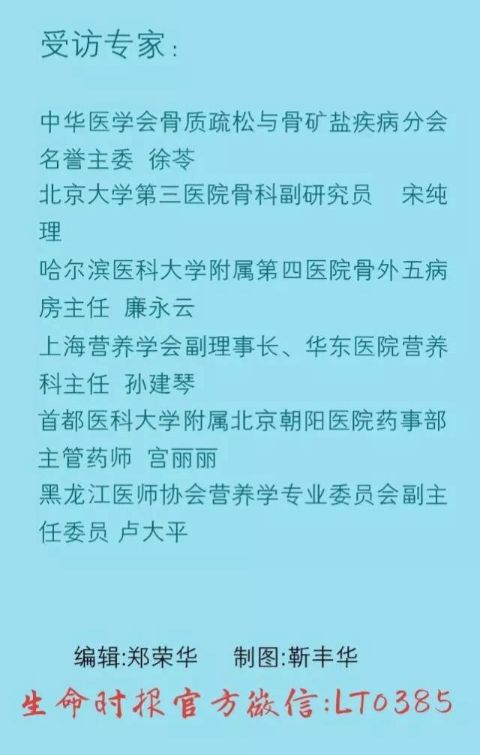骨科专家的补钙“绝招”，挽救那些年我们白补的钙