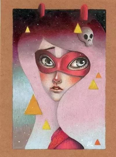 插画魔卡少女樱,插画少女和猫图片