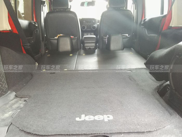 两门牧马人改床车座椅,牧马人改折叠床