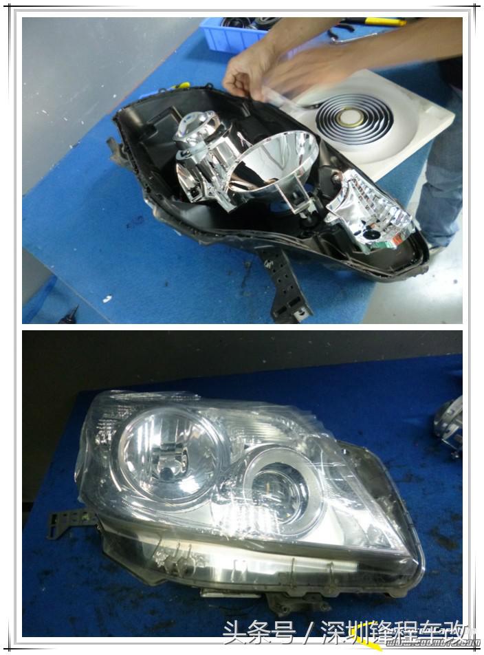 霸道改海拉透镜细节,丰田霸道升级透镜