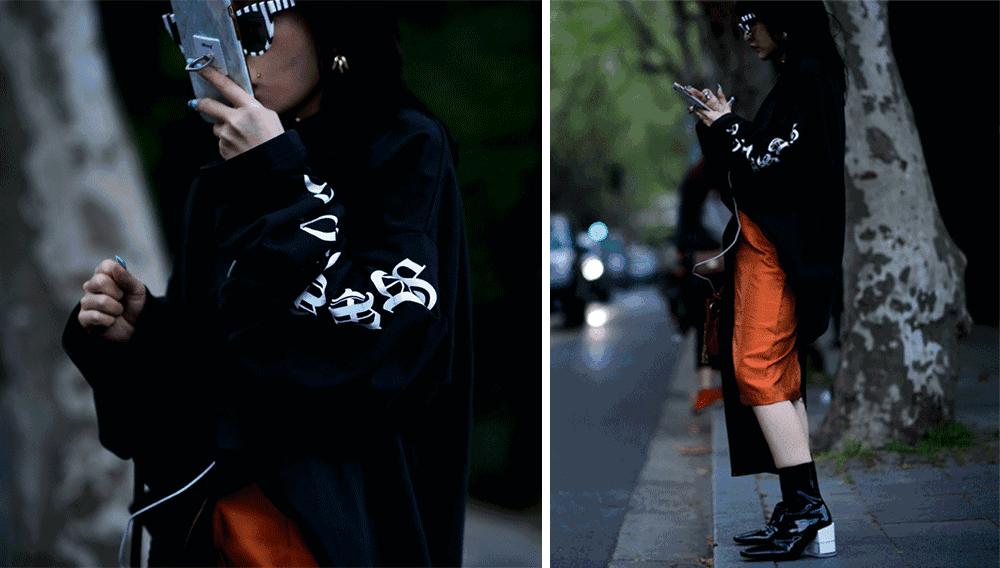 关晓彤总算不穿秋裤现身了,关晓彤穿黑色保暖衣