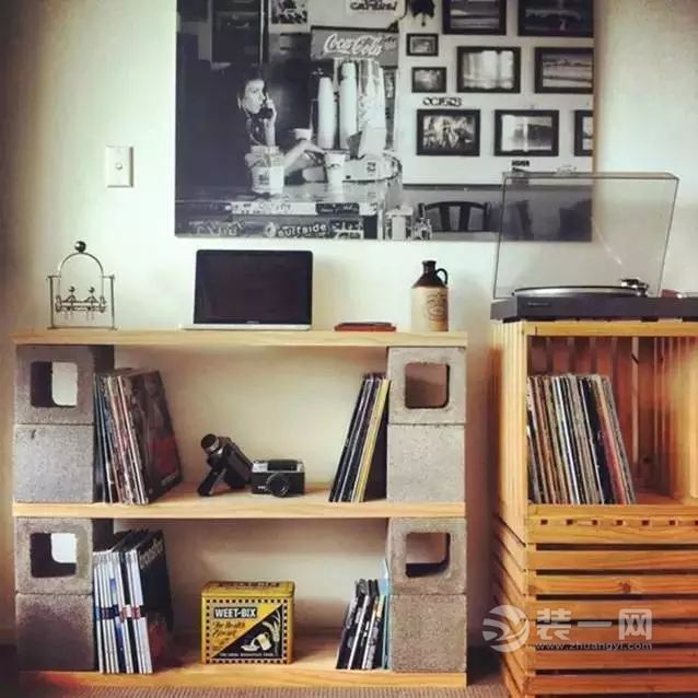 都不认识了！空心砖放屋里逼格如此高毫无违和感