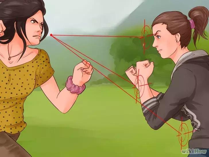 女生打架回合制打法,打女生怎么一招制敌