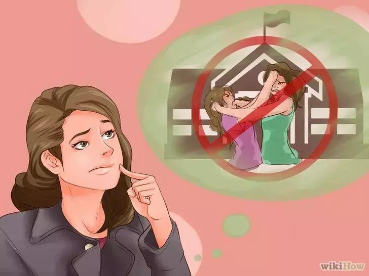 女生打架回合制打法,打女生怎么一招制敌