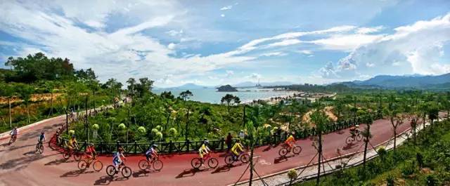 大亚湾滨海绿道最新视频,沿海绿道惠州