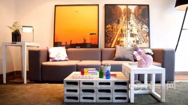 都不认识了！空心砖放屋里逼格如此高毫无违和感