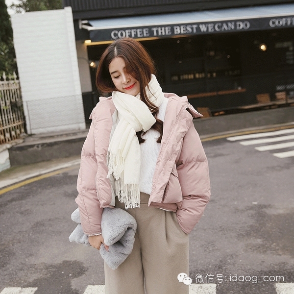 冬季新款韩版时尚年轻减龄棉衣,韩版洋气百搭时尚棉衣