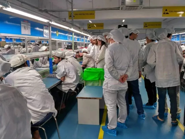 中国手机产业视察团走进Intex、闻尚