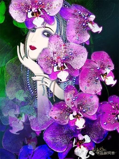 简单又好看的电脑绘画,精美的电脑绘画