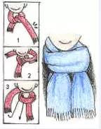 围巾这样系既有温度又有风度,冬天羊绒围巾的收纳方法