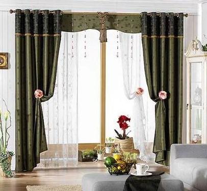现代房间窗帘流行款式图片,高档宾馆窗帘效果图
