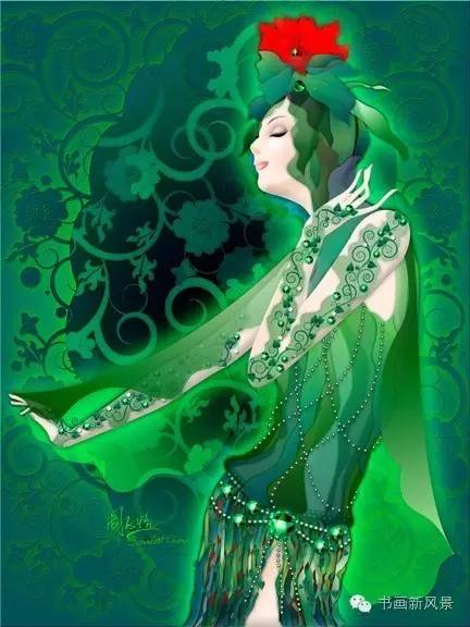 简单又好看的电脑绘画,精美的电脑绘画