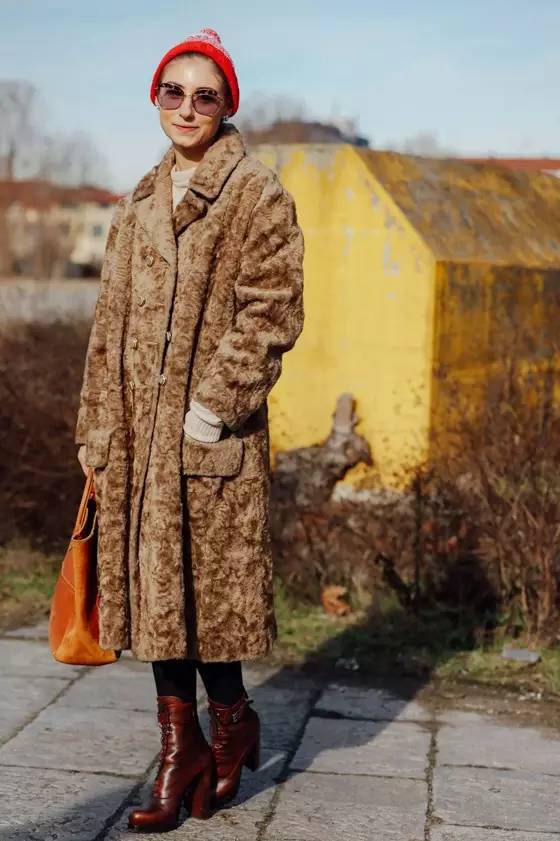 泰迪熊外套穿搭,超好看泰迪熊外套