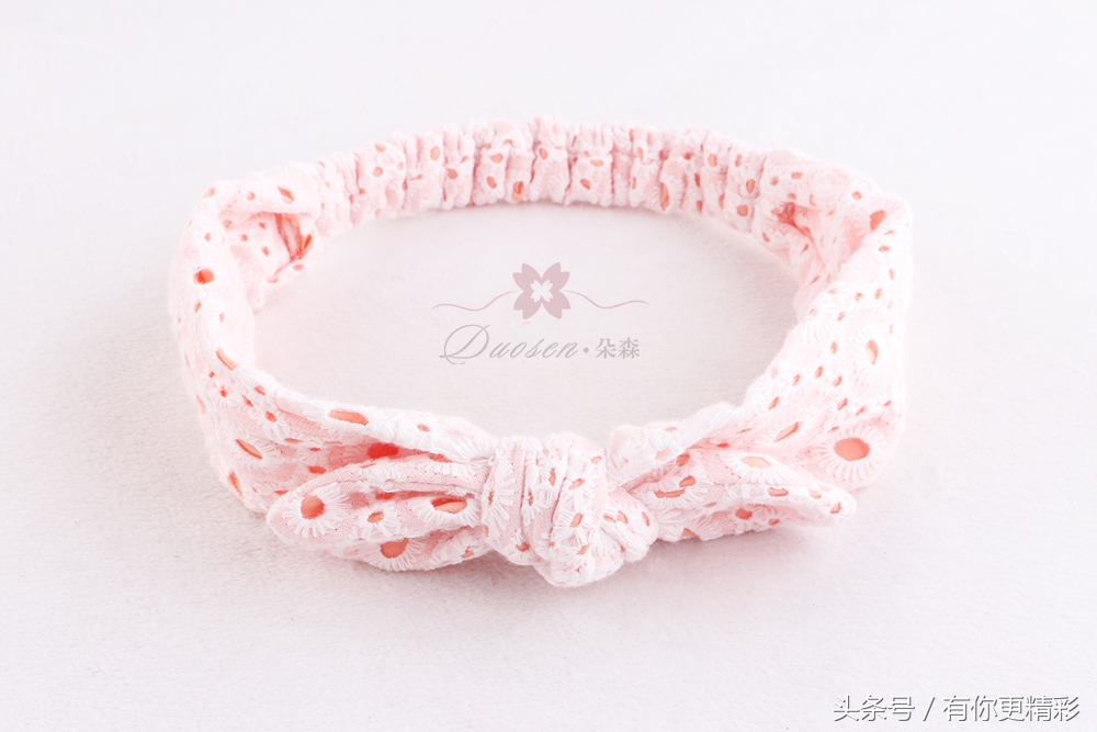 简约休闲头带蕾丝头带花朵头带编织头带朵森布艺发饰批发