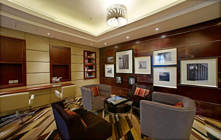 静安专业会所装修设计案例,静安区现代会所装修设计