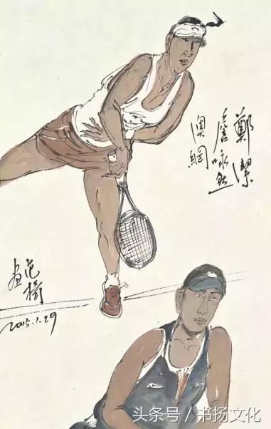 关于中国体育精神的国画,中国画体育题材的作品