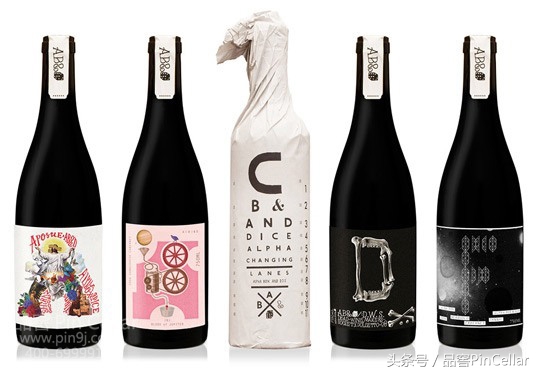 酒瓶标签设计图片创意,酒瓶墙创意设计