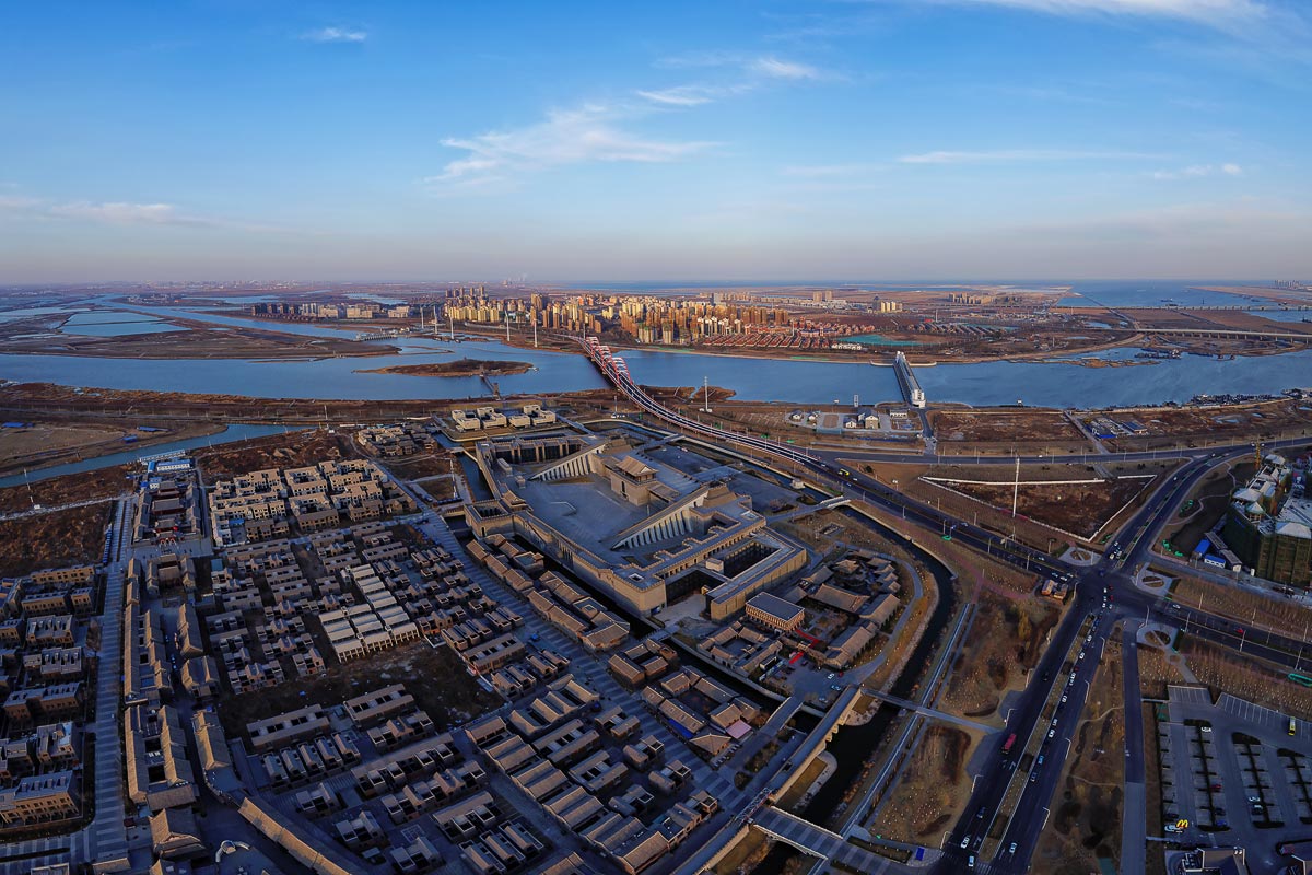 游人如织的北塘古镇,北塘古镇风光美不胜收