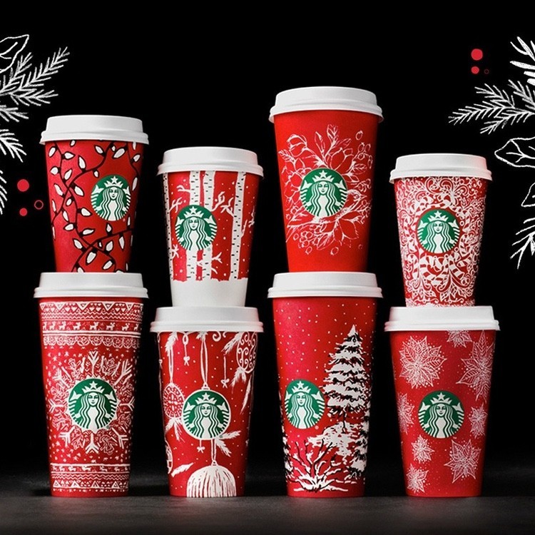星巴克2019周年杯,星巴克圣诞咖啡多少钱