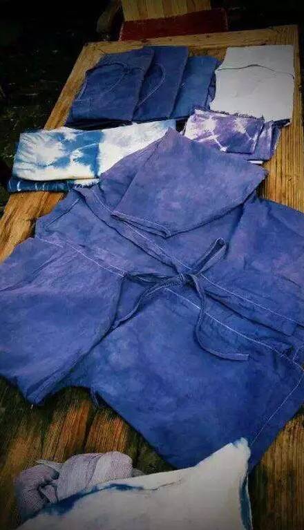 手工植物扎染,植物扎染制作过程