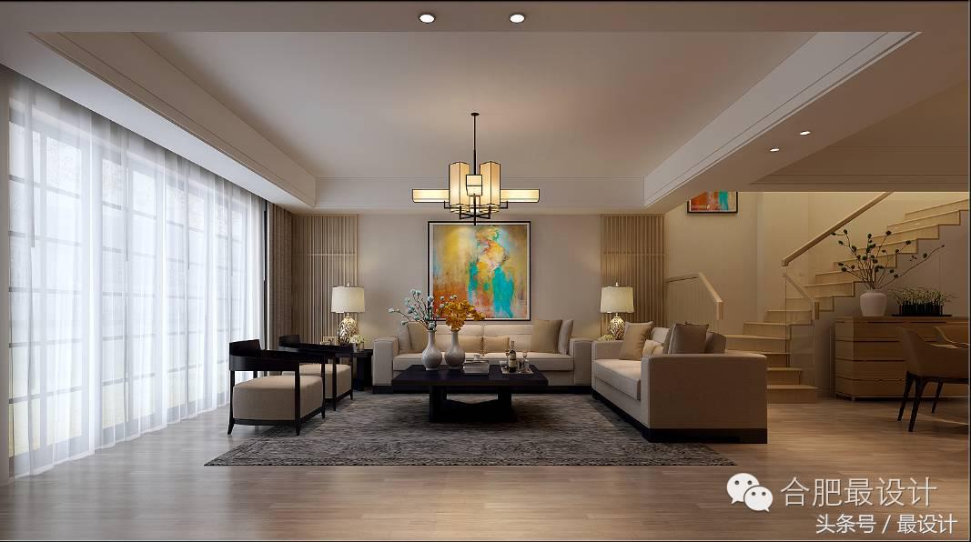 合肥设计师张益——国耀一方城240平原木简约风