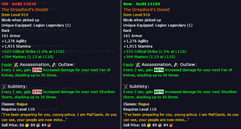 魔兽测试服：职业橙装补齐通用橙继续加强