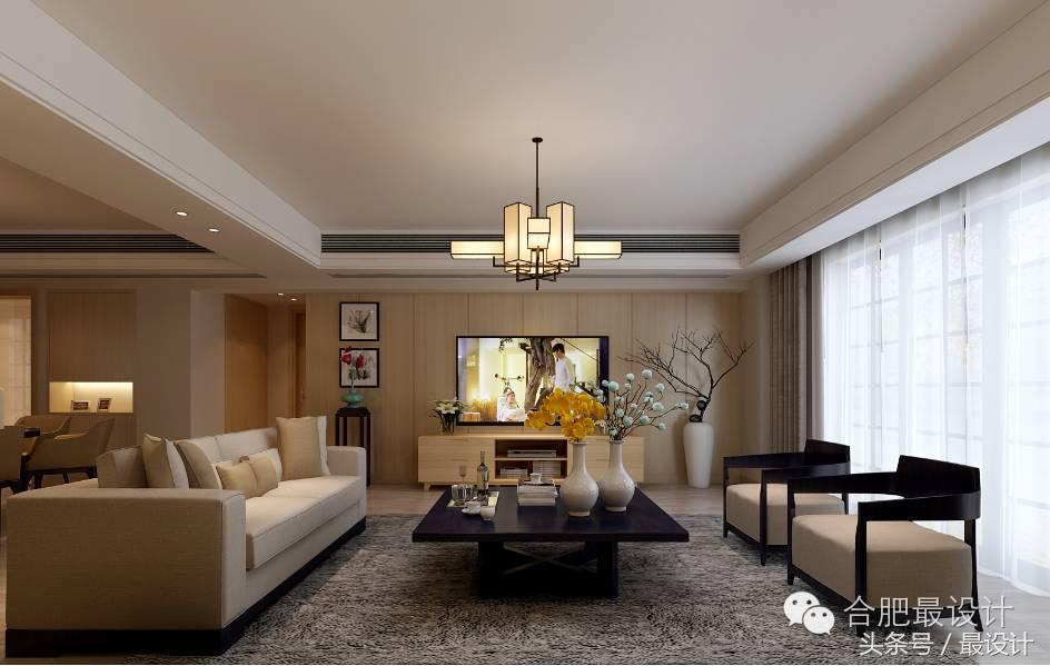 合肥设计师张益——国耀一方城240平原木简约风