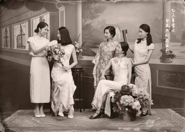 旗袍摄影拍戏,旗袍摄影老照片