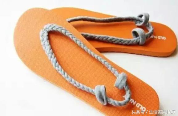 不穿的人字拖怎么改造,人字拖的时尚改造