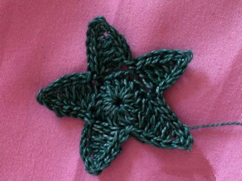 钩海星花样教程,海星毛线编织图解