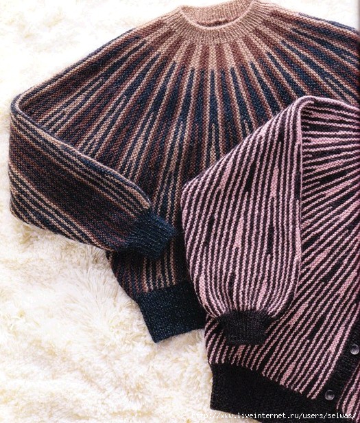 漂亮的波浪线毛衣,天鹅绒毛衣