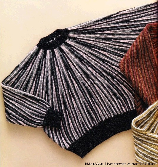 漂亮的波浪线毛衣,天鹅绒毛衣