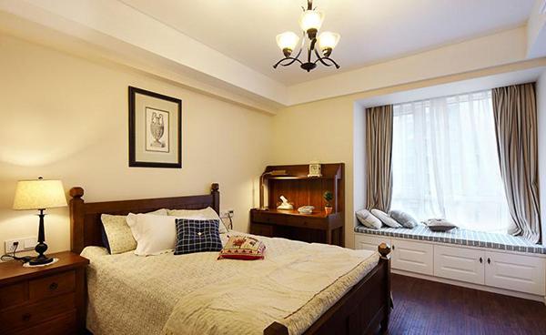 合肥苹果装饰装修案例美邻馨园129㎡12万美式风格