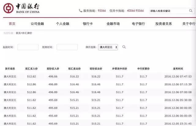 澳元对人民币汇率今天最新,澳元兑人民币大涨原因