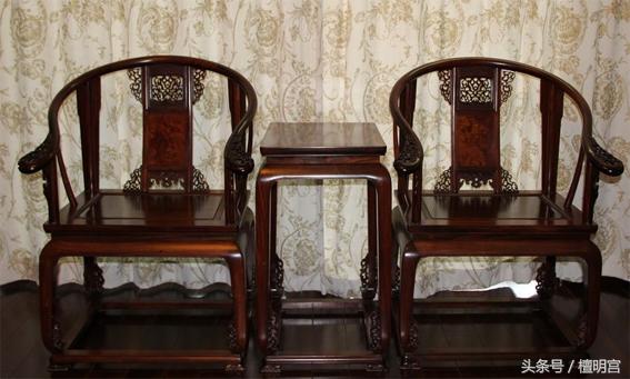 红木家具中式椅经典之作,红木家具大圈椅