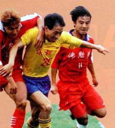 前中国国家组足球队队长孙继海,宿茂臻范志毅姚夏