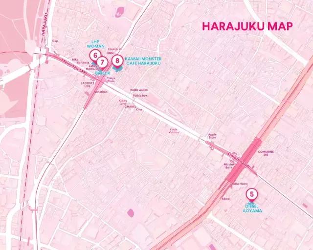 涩谷~原宿~表参道潮店巡礼｜NYLONJAPAN推荐