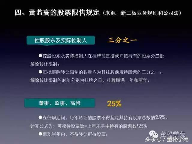 上市公司董监高培训简报,新三板公司董监高