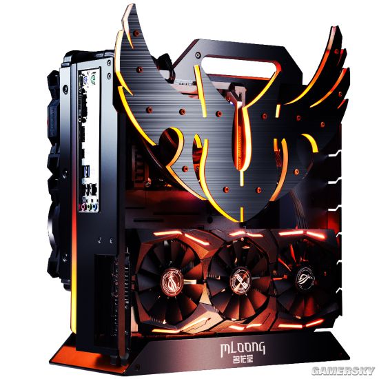 长翅膀的电脑见过吗？“天使之翼”小钢炮开箱鉴赏