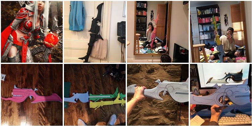 烬cos戏命师大枪,烬cos欧洲开幕式