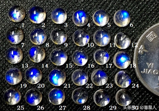 白月光石到底是蓝光好还是彩光好,月光石哪个颜色最好