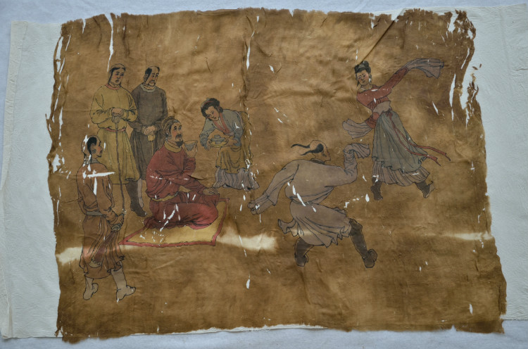 契丹古绢画,辽代绢轴画