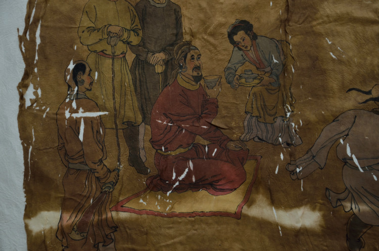 契丹古绢画,辽代绢轴画