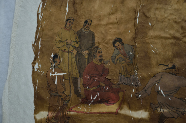 契丹古绢画,辽代绢轴画