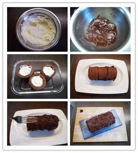 圣诞树桩蛋糕,圣诞节各种蛋糕做法