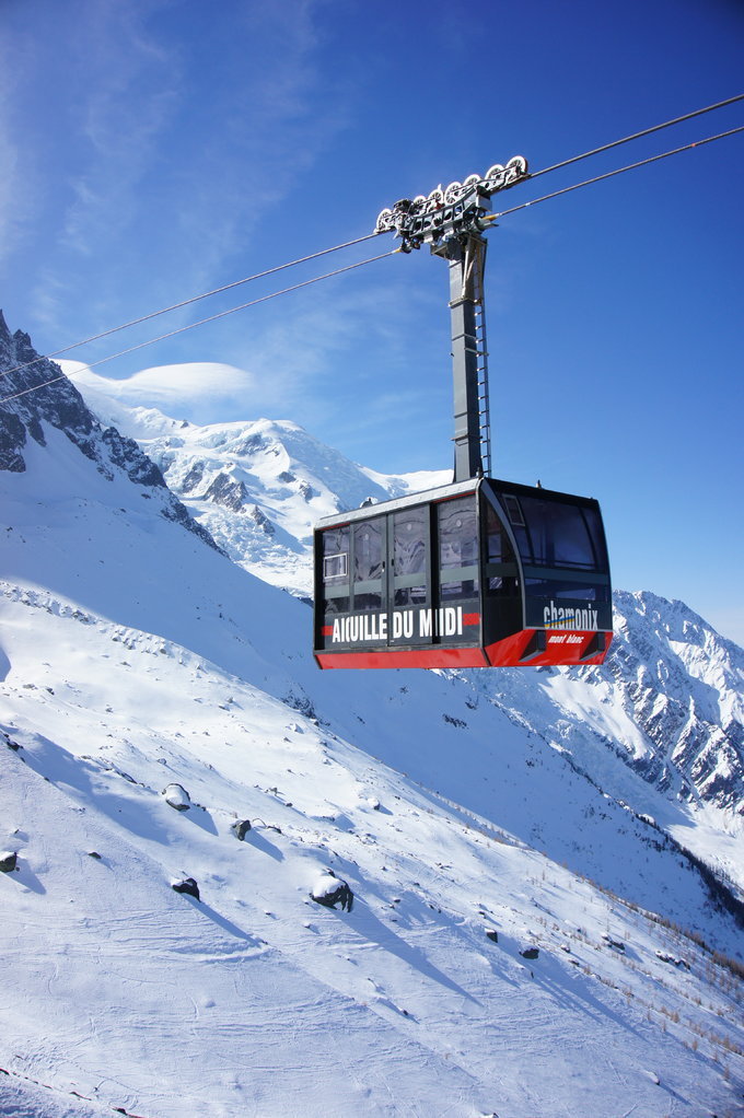 霞慕尼徒步环勃朗峰,霞慕尼勃朗峰缆车